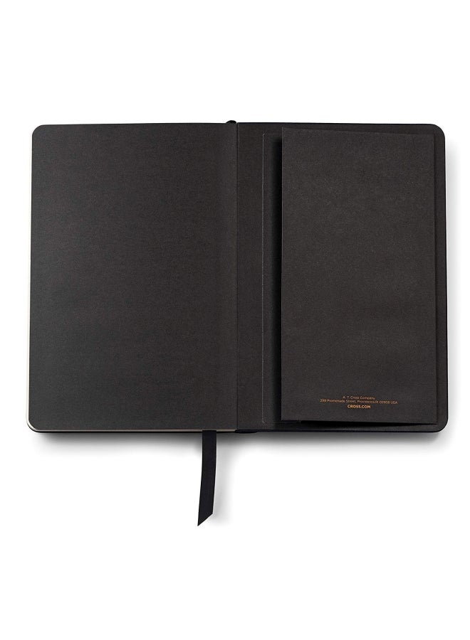 Cross Lined Notebook With Pen Storage Slot Classic Black - Image 4