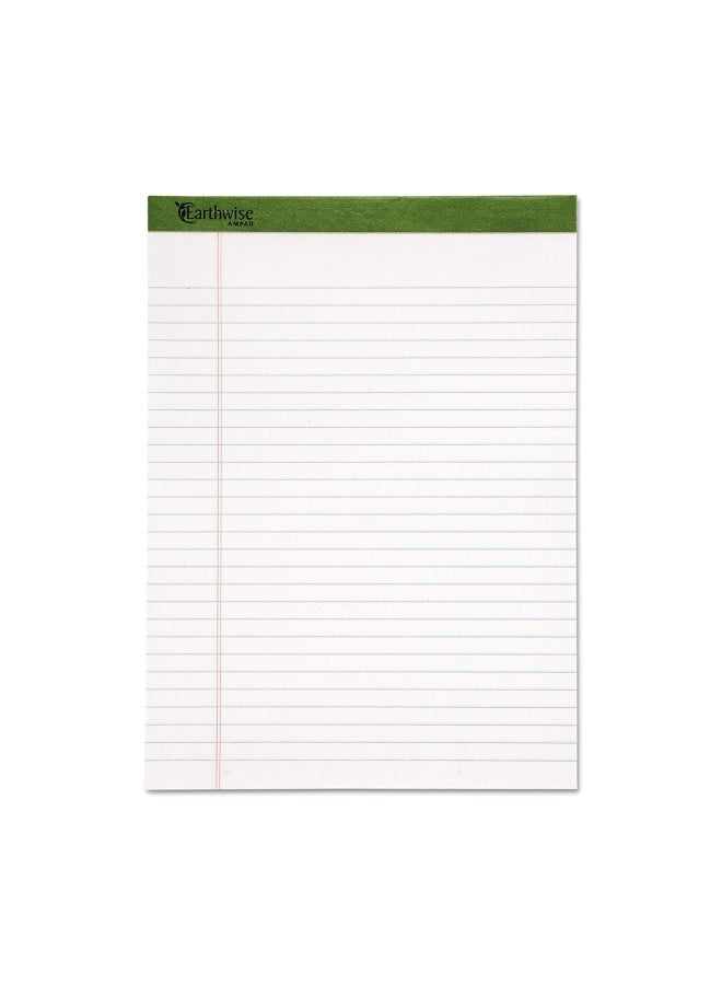 Esselte 12-Piece Perforated Pad Green/White - Image 1