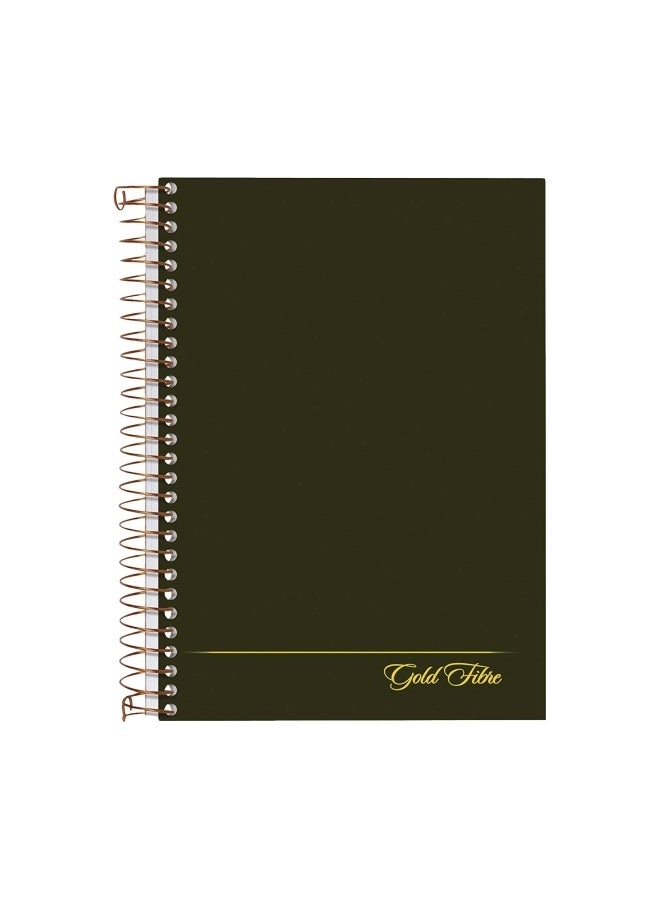 أمباد دفتر ملاحظات شخصي من سلسلة كلاسيكية وألياف ذهبية أخضر/أبيض/ أزرق - Image 1