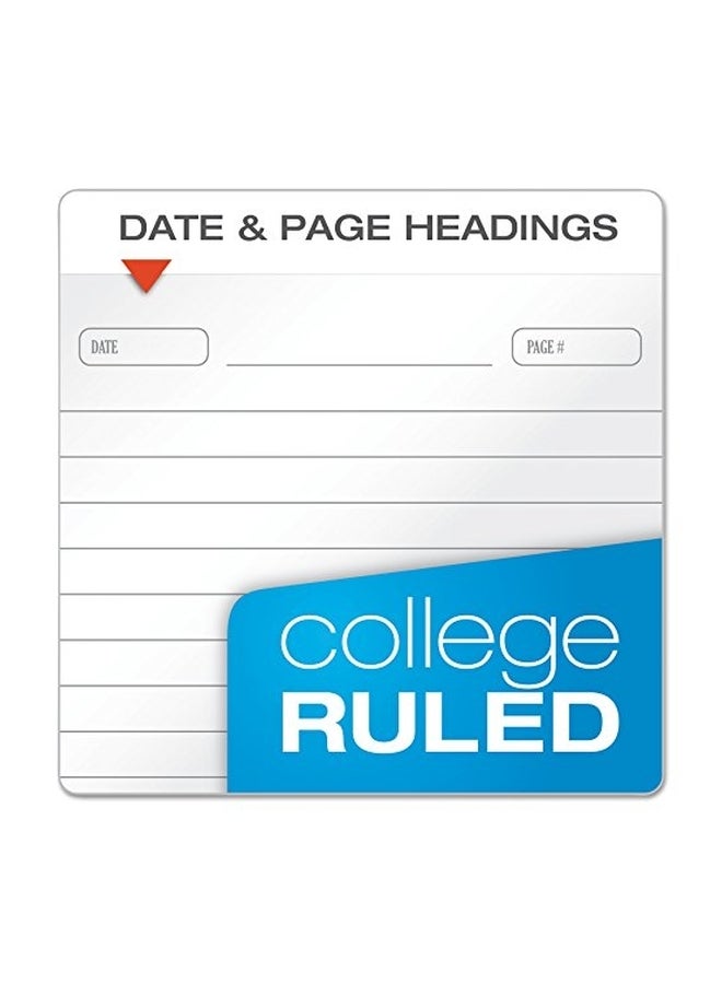 أمباد دفتر ملاحظات شخصي من سلسلة كلاسيكية وألياف ذهبية أخضر/أبيض/ أزرق - Image 2