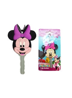 Disney Minnie Laser Cut Key Holder Purple/Black/Beige 