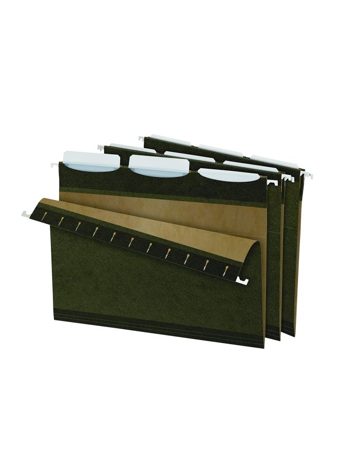 Pendaflex 25-Piece Hanging File Folder Green - Image 1