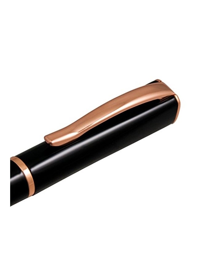 مونت فيردي قلم الحبر إمبريسا اسود/ذهبي وردي - Image 3