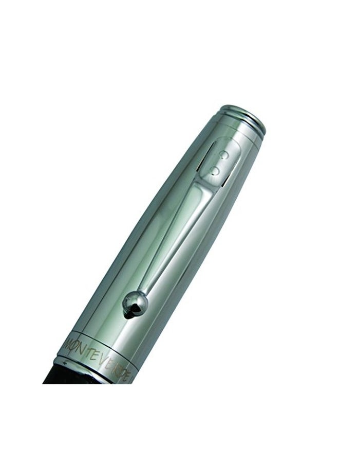 Monteverde Invincia Rollerball Pen Silver/Black - Image 2