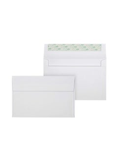 Quality Park 100-Piece Half-Fold Invitation Envelope White  - Image 1