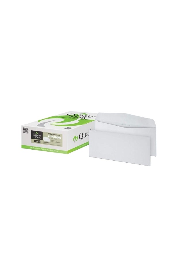 Quality Park 500- Piece Executive Business Envelopes White - Image 1