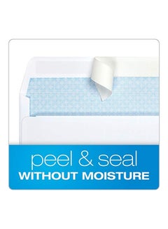 Quality Park 100-Piece Self-Seal Security Envelopes White  - Image 2