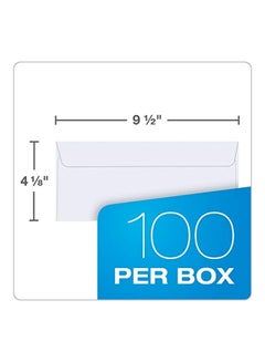 Quality Park 100-Piece Self-Seal Security Envelopes White  - Image 3