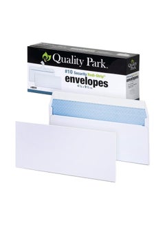 Quality Park 100-Piece Self-Seal Security Envelopes White  - Image 1