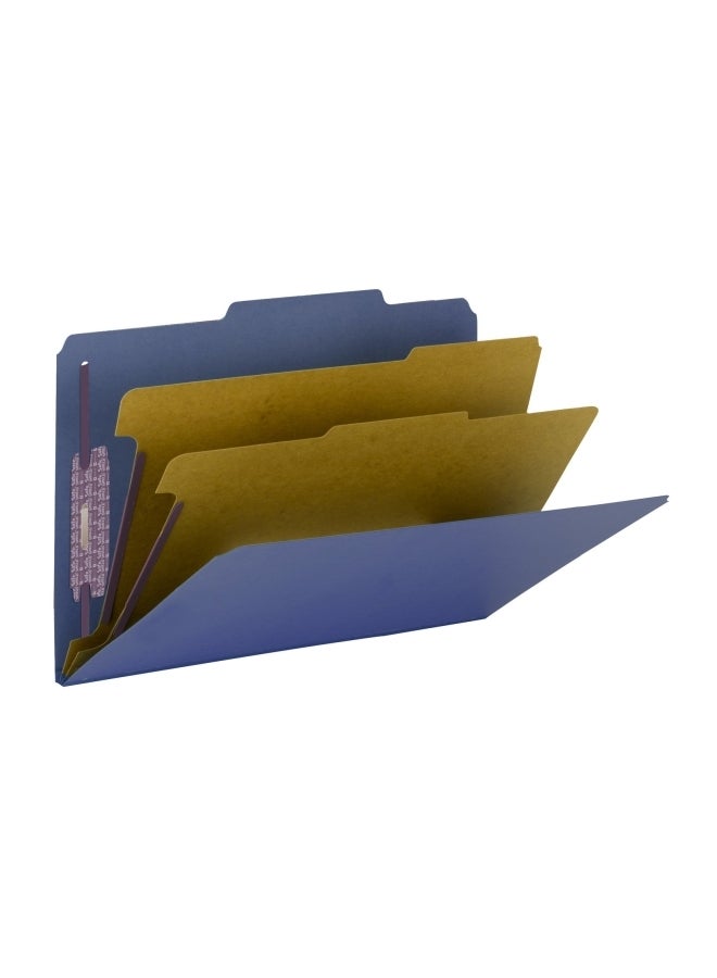 سميد 10 قطع من مجلد ملفات أزرق داكن - Image 1