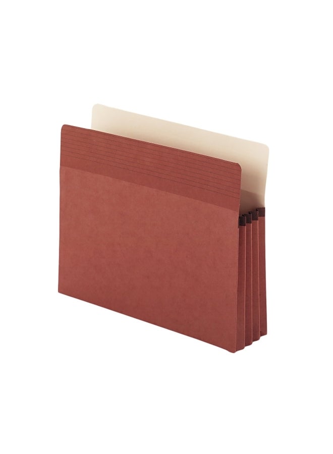 Smead 25-Piece Easy Grip Expanding File Brown