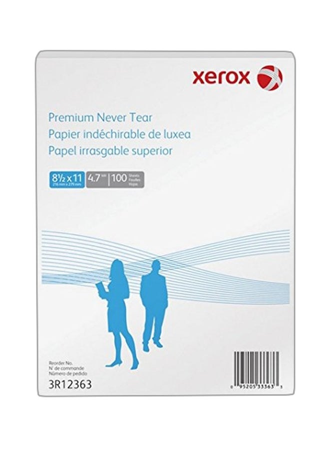 زيروكس علبة أوراق من البوليستر بها 100 ورقة