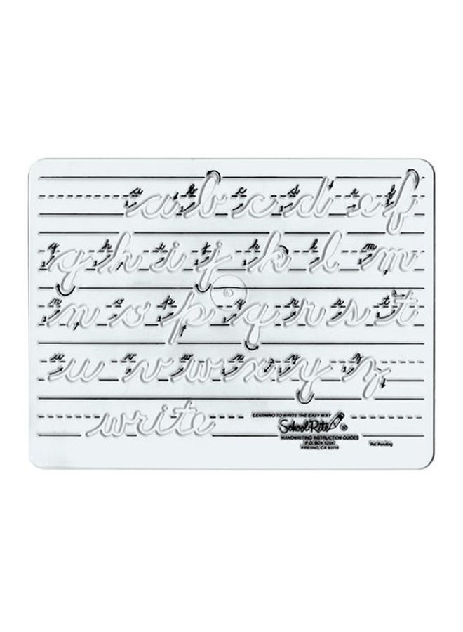 Cursive Lowercase Letters Template Silver - v1552581018/N21984944A_1