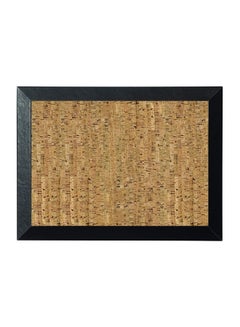 MasterVision Natural Cork Bulletin Board Beige/Black  - Image 1