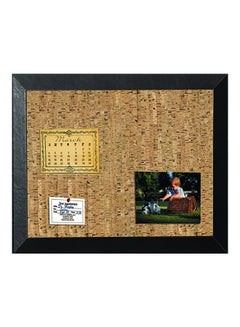 MasterVision Natural Cork Bulletin Board Beige/Black  - Image 3