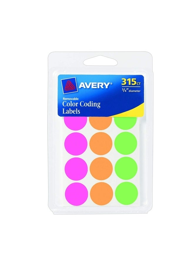 Round Color Coding Labels Multicolour - v1552581046/N21985070A_1