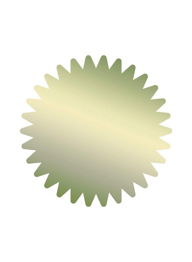 100-Piece Foil Certificate Seal Gold