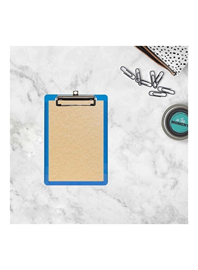 جام بايبر ألواح كتابة مزودة بمشابك رفيعة لتثبيت الأوراق أزرق - Image 2