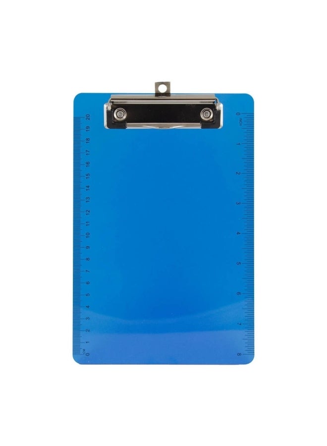 جام بايبر ألواح كتابة مزودة بمشابك رفيعة لتثبيت الأوراق أزرق - Image 1