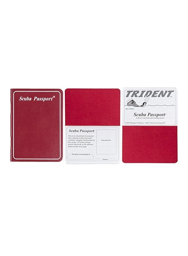 Trident - Passport Log Book Red - Image 1