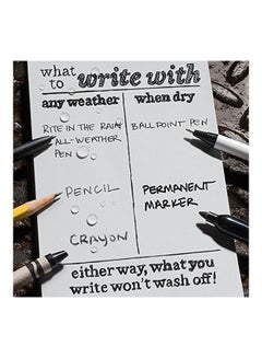 Rite in the Rain All Weather Universal Soft Cover Notebook Black  - Image 3
