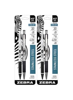 Zebra Pen 24-Piece Premium Gel Ink Roller Ball Pen Set Black 