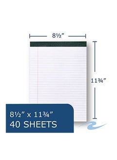 Recycled Legal Pad White/Green - v1552581107/N21985282A_2