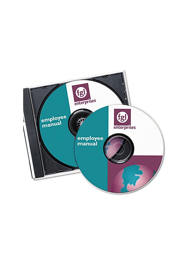 افيري مجموعة من ملصقات ليزر للـCD والـDVD من 90 قطعة أبيض  - Image 2