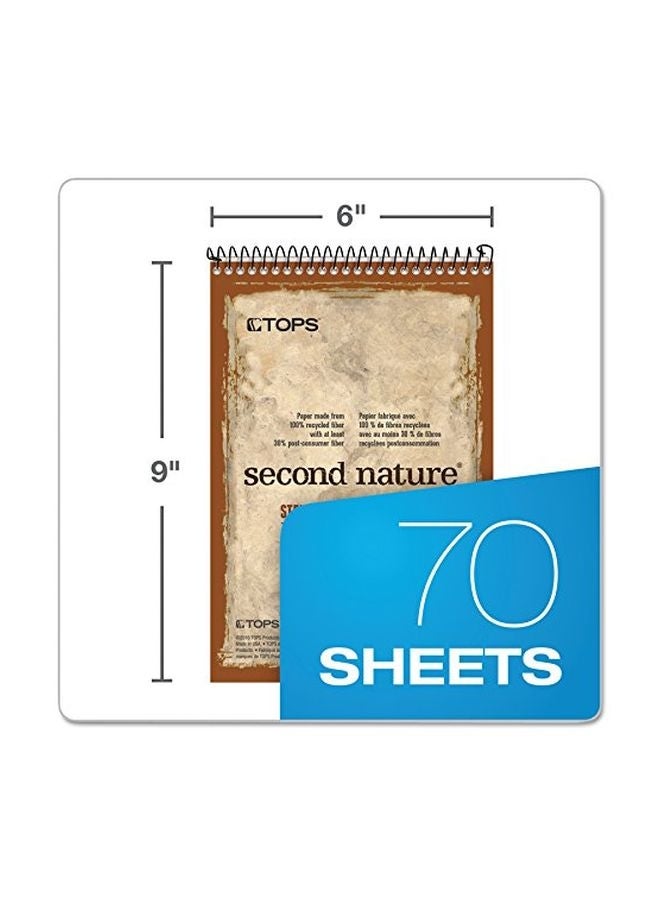 TOPS Second Nature Spiral Steno Books Beige/Brown/Black  - Image 2