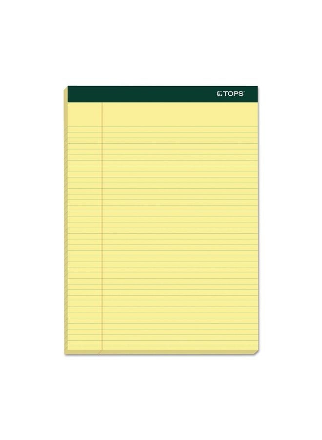TOPS 6-Piece Docket Writing Pads Yellow/Green - Image 1