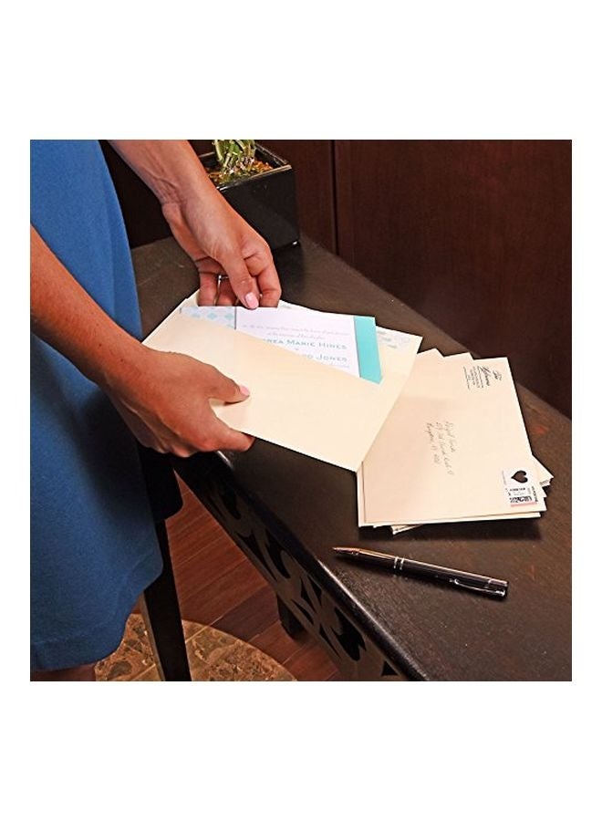 Quality Park 100- Piece Invitation Envelopes White - Image 3