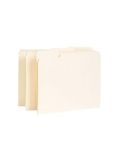 Business Source 100-Piece Interior File Folders Manila  - Image 1