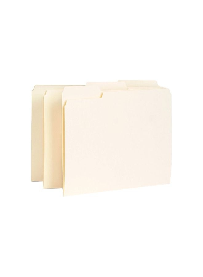 بيزنس سورس طقم مجلد ملفات داخلي مكون من 100 قطعة مانيلا - Image 1