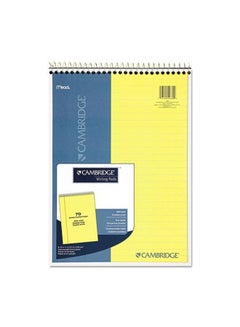 Mead Cambridge Spiral Bound Legal Pad Yellow/Grey  - Image 2