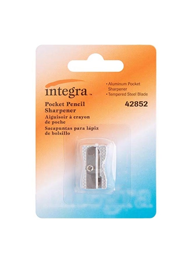 Integra Aluminium Pocket Sharpener Silver - Image 2