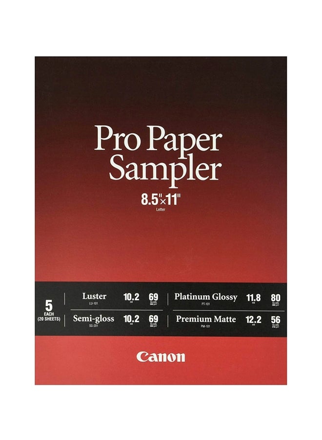 Canon 5-Piece Pro Paper Samples - Image 1