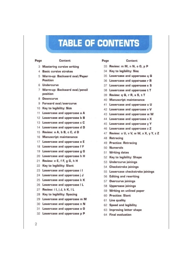 Essential Learning Products Handwriting Skills Simplified Blue/White/Green - Image 2