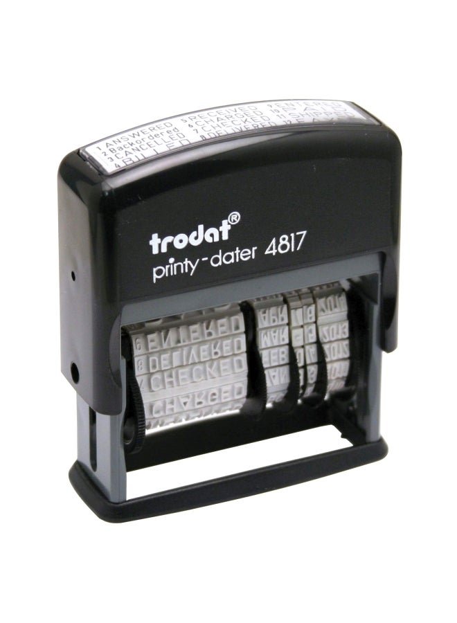 ترودات 12 قطعة من ختم رسائل أسود