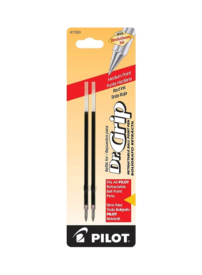 بايلوت طقم مكون من قلمي حبر برأس كروي قابلين للسحب أزرق