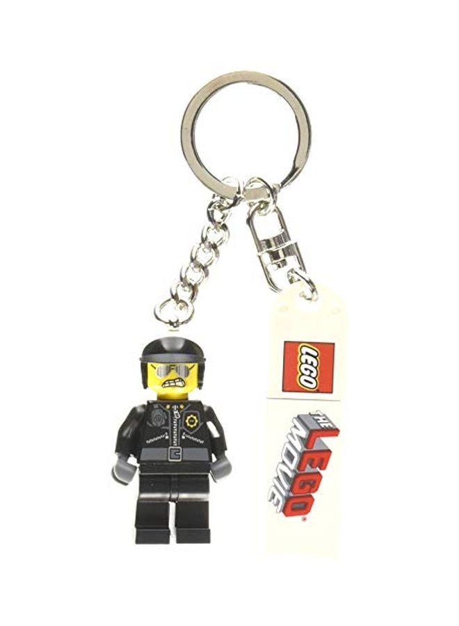 ليغو سلسلة مفاتيح على شكل شخصية الشرطي السيء أسود/فضي - Image 3