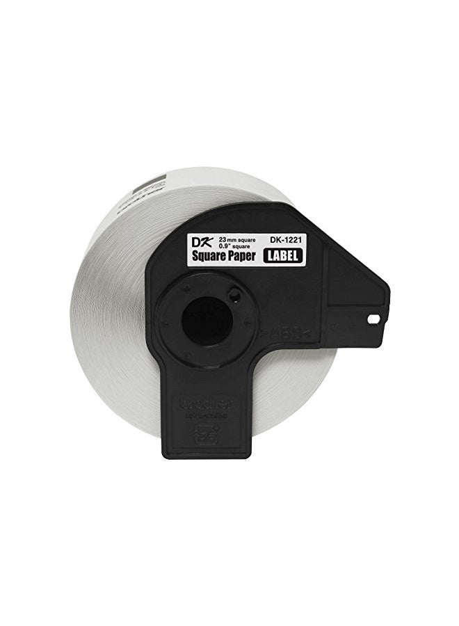 brother 1000-Piece Square Paper Label Set White - Image 2