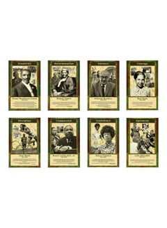 NORTH STAR TEACHER RESOURCE 8-Piece Leaders And Achievers Bulletin Poster Board Brown/Beige 