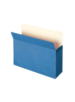 Smead 10-Piece File Expansion Pocket Blue/Beige  - Image 1