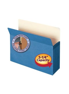 Smead 10-Piece File Expansion Pocket Blue/Beige  - Image 2
