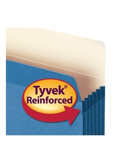 Smead 10-Piece File Expansion Pocket Blue/Beige  - Image 3