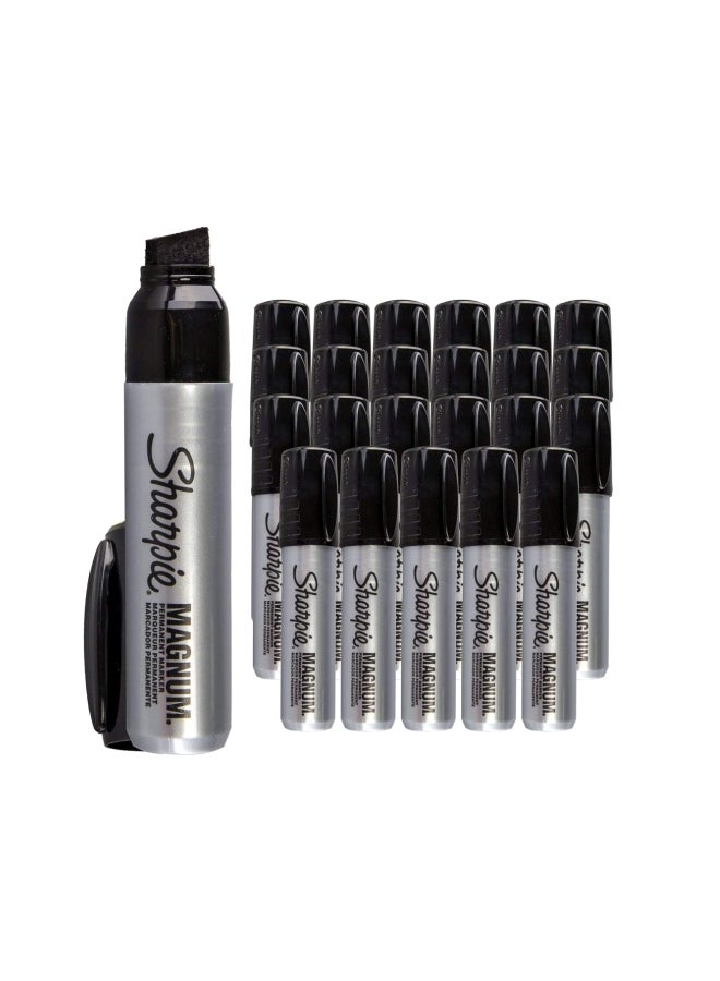 Sharpie 24-Piece Pro Magnum Bulk Extra Large Permanent Markers Grey/Black  - Image 1