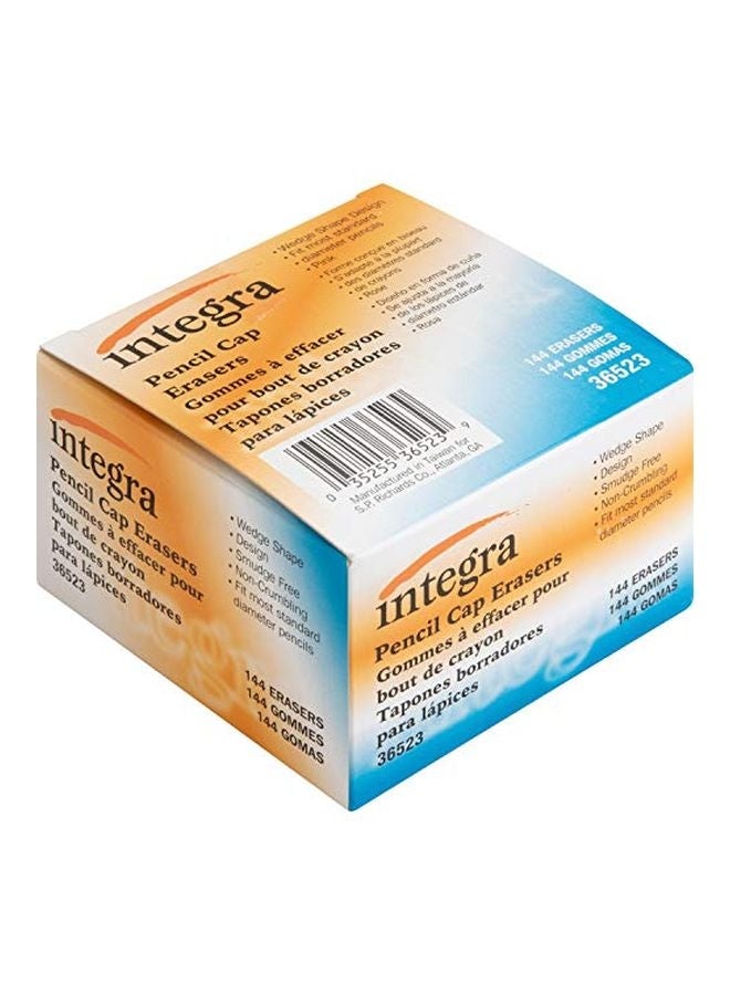 Integra 144-Piece Pencil Cap Eraser Pink - Image 4