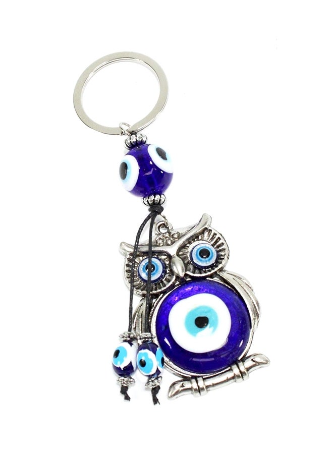 Owl Shaped Key Ring Blue/Silver/White - v1552581395/N21986191A_1