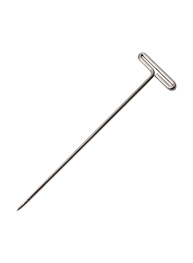 أدفانتوس دبابيس على شكل حرف T من 100 قطعة فضي