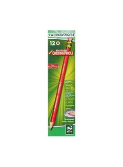 12-Piece Pre-Sharpened Pencil Set Red/Green - v1552581497/N21986524A_2